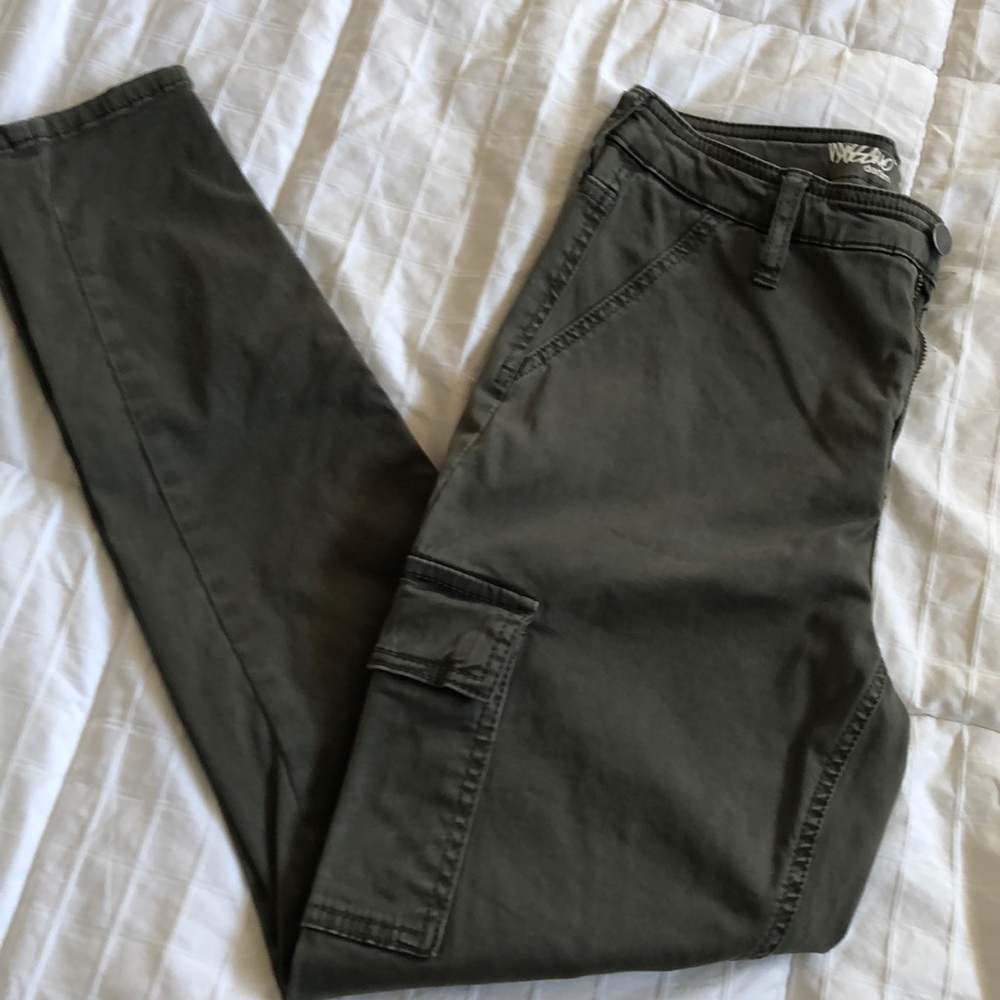 Olive green jeggings